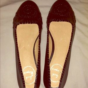 Jack Rogers black detailed flats